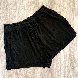 Nordstrom Rack black loose shorts